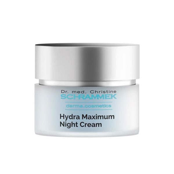 Bilde av Dr. Schrammek Hydra Maximum Night Cream, elegant presentert, fremhever produktets rike og nærende egenskaper