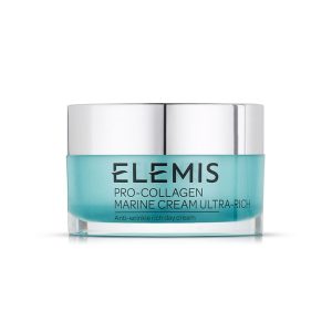 Bilde av Elemis Pro-Collagen Marine Cream Ultra Rich i en elegant krukke, perfekt for tørr og moden hud som søker luksuriøs fuktighet og anti-aldringsegenskaper.