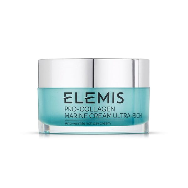 Bilde av Elemis Pro-Collagen Marine Cream Ultra Rich i en elegant krukke, perfekt for tørr og moden hud som søker luksuriøs fuktighet og anti-aldringsegenskaper.