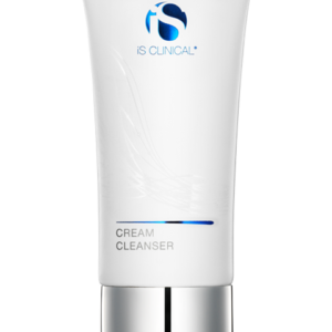 Bilde av iS Clinical Cream Cleanser tube, en luksuriøs ansiktsrens som beriker og beroliger sensitiv hud.