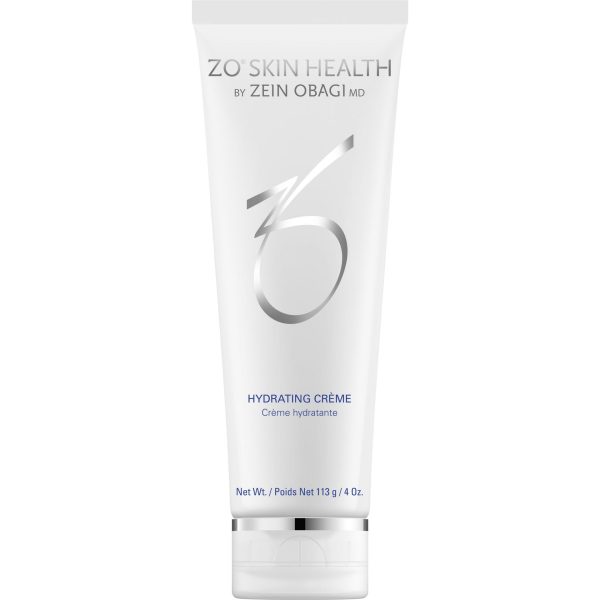 "Bilde av ZO Skin Health Hydrating Creme i en elegant beholder, ideell for å gi intensiv fuktighet og lindring til tørr eller sensitiv hud."