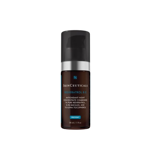 SkinCeuticals Resveratrol BE kombinerer potente ingredienser for å levere en antioksidant rik behandling som nattlig revitaliserer og styrker huden. Perfekt for alle som ønsker å bekjempe aldringstegn og gjenopprette hudens strålende og ungdommelige utseende.