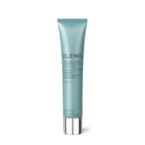Bilde av Elemis Pro-Collagen Skin Protection Fluid SPF 50 i en elegant flaske, ideell for å beskytte huden mot solskader og for tidlig aldring